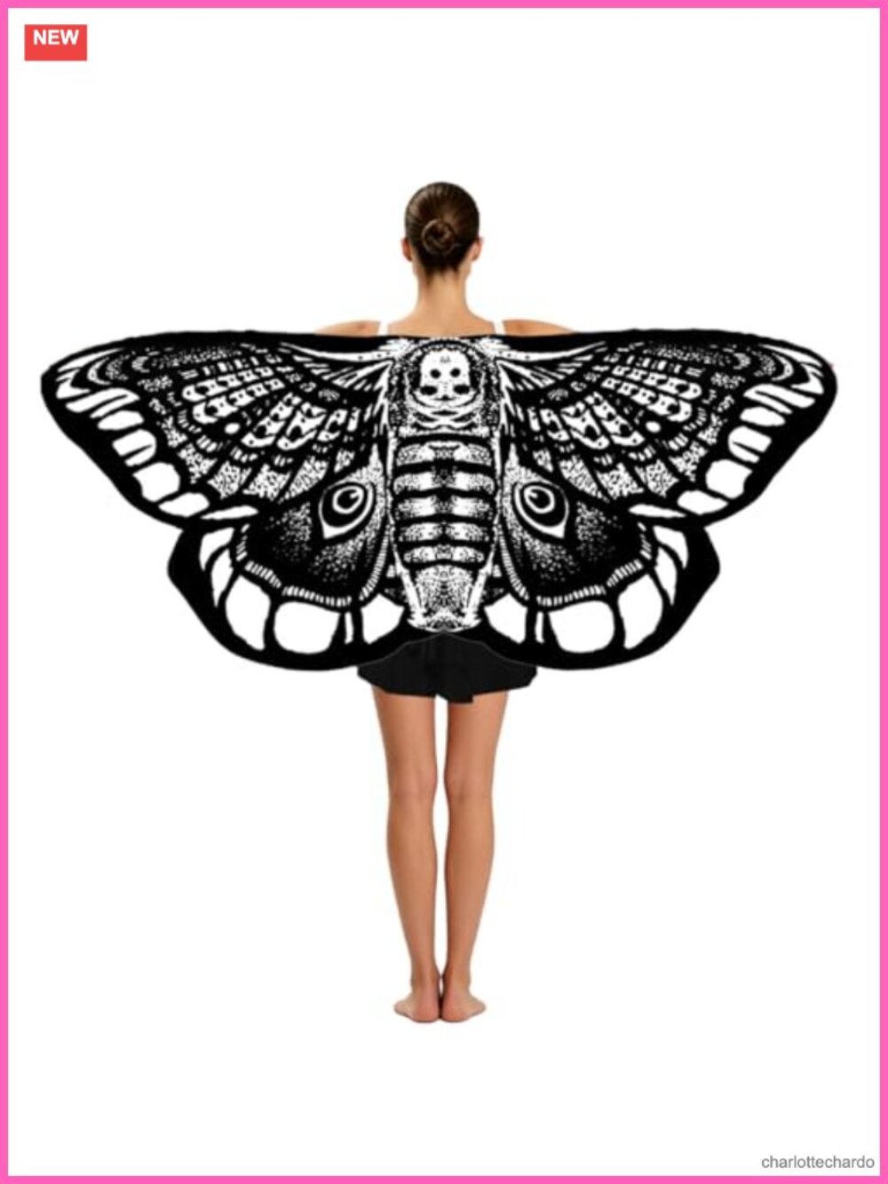 Chiffon Wings Cape Fairy Costume Shawl